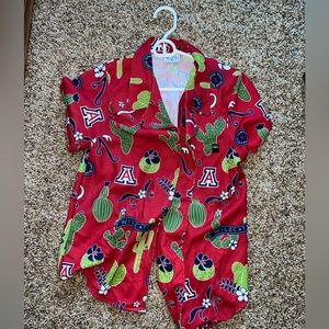 university of arizona game day button up